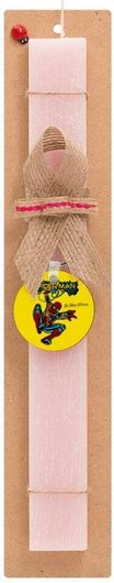 Πασχαλινή Λαμπάδα koupakoupa Spiderman No Way Home Αρωματική Πλακέ με Μπρελόκ Ξύλινο Ροζ