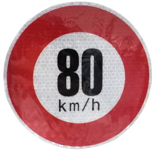 Πινακίδα Σήμανσης Φορτηγού z694502-1-1 Όριο Ταχύτητας 80 km/h