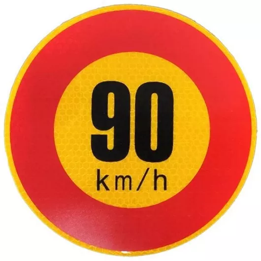 Πινακίδα Σήμανσης Φορτηγού Z694503 Όριο Ταχύτητας 90 km/h