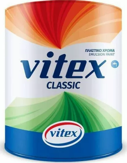 Πλαστικό Χρώμα Vitex Classic για Εσωτερική Χρήση 0018 Dove White 3lt