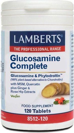 Lamberts Glucosamine Complete Συμπλήρωμα για την Υγεία Αρθρώσεων & Οστών 120 Ταμπλέτες