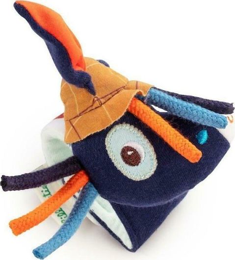 Κουδουνίστρα Lilliputiens Ignace Βραχιόλι Υφασμάτινη για 0+ Μηνών 