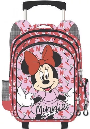 Σχολική Τσάντα Δημοτικού Τρόλεϊ Gim Minnie Φούξια