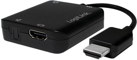 LogiLink Μετατροπέας HDMI male σε 3.5mm/HDMI/Toslink female CV0106