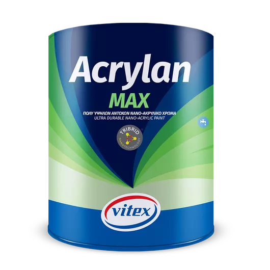 Πλαστικό Χρώμα Vitex Acrylan Max 0017 Luna Moon Ακρυλικό για Εξωτερική Χρήση 10lt