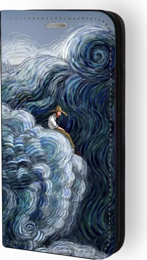 Θήκη Κινητού Book Cover για Huawei P30 Pro - Van Gogh Waves 91849