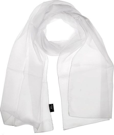 Πασμίνα 35x160cm Λευκό