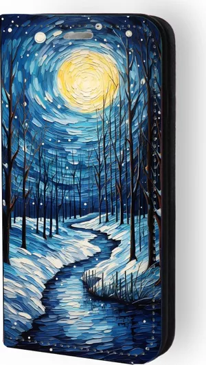 Θήκη Κινητού Book Cover για Huawei Nova 9 - Frozen River 91349