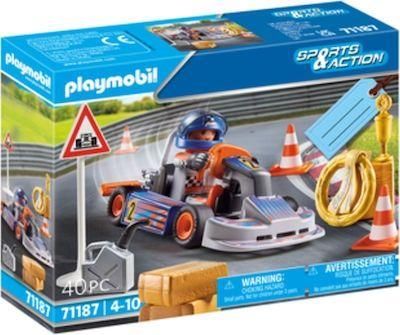 Playmobil Sports & Action Go-Kart για 4+ Ετών #71187