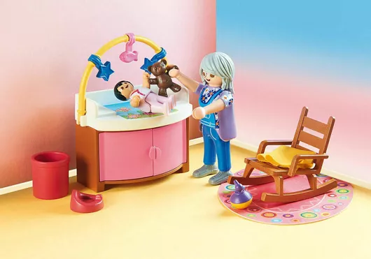 Playmobil Dollhouse Δωμάτιο Μωρού για 4 ετών