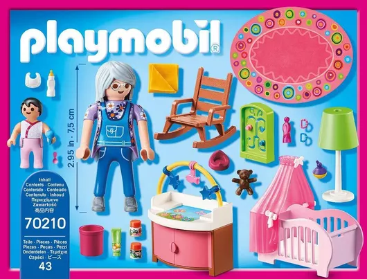 Playmobil Dollhouse Δωμάτιο Μωρού για 4 ετών