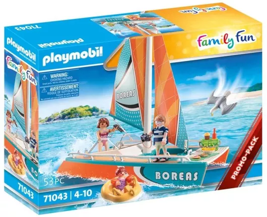 Playmobil Family Fun Catamaran για 4-10 ετών