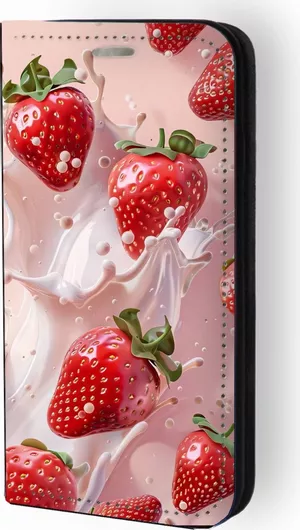 Θήκη Κινητού Book Cover για Xiaomi Redmi Note 11 / 11s - Strawberries 91752