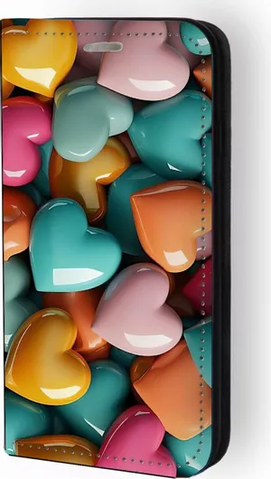 Θήκη Κινητού Book Cover για Xiaomi Redmi Note 11 / 11s - Hearts 91584