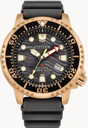 Ανδρικό Ρολόι Citizen BN0163-00H Eco - Drive με Λουράκι από Καουτσούκ Γκρι