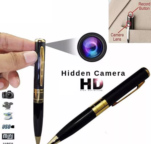 Στυλό Spy BPR6B με Κρυφή Κάμερα Καταγραφή Ήχου & Εικόνας 