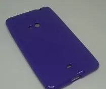 Nokia S-line Back Cover Σιλικόνης Μοβ Lumia 625
