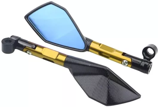 Καθρέφτες Μηχανής Αλουμινίου Αντιθαμβωτικοί Universal Χρυσό
