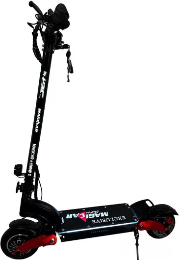 Ηλεκτρικό Πατίνι Magiccar X Exclusive με 25km/h Max Ταχύτητα & 50km Αυτονομία Μαύρο