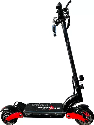 Ηλεκτρικό Πατίνι Magiccar X Exclusive με 25km/h Max Ταχύτητα & 50km Αυτονομία Μαύρο