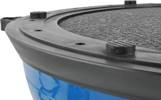 Μπάλα Ισορροπίας 25566-69 με Λάστιχα & Τρόμπα 60x25cm Μπλε