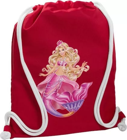 Παιδική Τσάντα Koupakoupa Barbie Πλάτης 40cm Κόκκινο