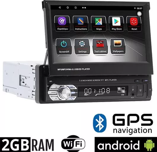 Ηχοσύστημα Αυτοκινήτου 1DIN Bluetooth/USB/AUX με Οθόνη 7" Universal FY-9901