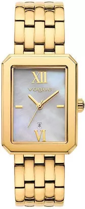 Γυναικείο Ρολόι Vogue με Μεταλλικό Μπρασελέ Χρυσό