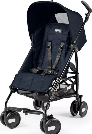 Καρότσι Μπαστούνι Peg Perego Pliko Mini Class Αναδιπλούμενο από Νεογέννητο Navy Μπλε