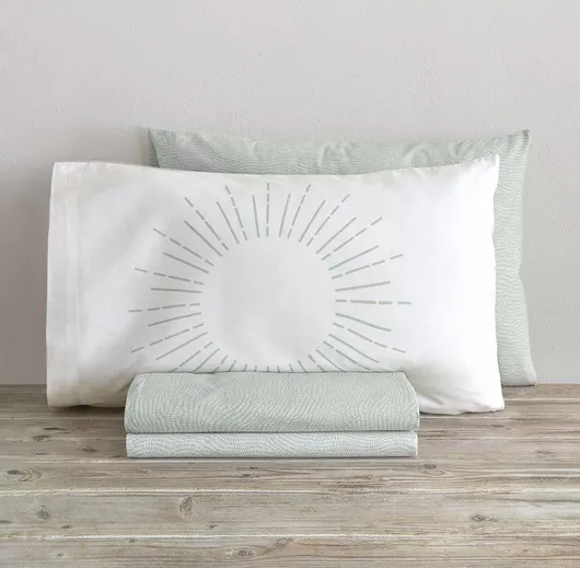 Σετ Μαξιλαροθήκες Nima 33468 52x72cm 2τμχ Πράσινο