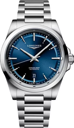 Ανδρικό Ρολόι Longines L38304926 Ασημί