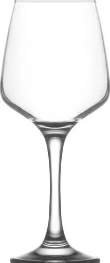 Ποτήρια Κρασιού Κολωνάτα Lav 8692952052095 Σετ 6τμχ 295ml Διάφανα Γυάλινα