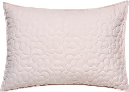 Μαξιλαροθήκη Kentia Polenta με Φάσα 72x52cm Σετ 2τμχ Ροζ