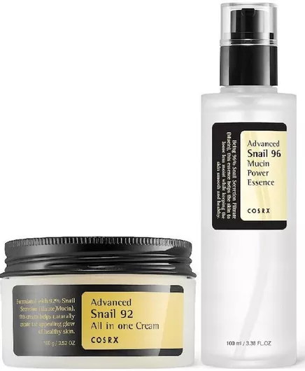Cosrx Advanced Snail Σετ Περιποίησης για Ενυδάτωση με Serum & Κρέμα Προσώπου 2τμχ