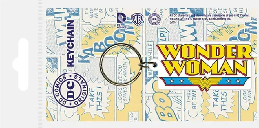 Μπρελόκ Pyramid Wonder Woman Logo Πλαστικό Πολύχρωμο