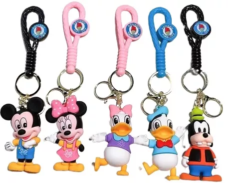 Μπρελόκ Mickey/Minne/Donald/Daisy/Goofy Πλαστικό Πολύχρωμο