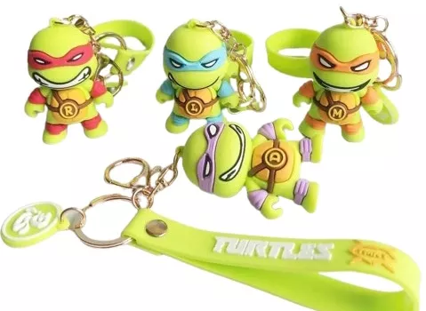 Μπρελόκ Ninja Turtles 3D Πλαστικό Πολύχρωμο