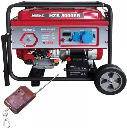 Γεννήτρια Βενζίνης Miyake 202323 8 Kva Ηζβ 8000 Eq Ats Ready Τετράχρονη Αερόψυκτη 380V με Μίζα