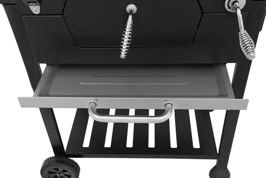 Ψησταριά Κάρβουνου Thermogatz 07.700.191 με Καπάκι 60x42cm