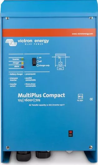 Inverter Καθαρού Ημιτόνου Victron Energy MultiPlus Compact C 24/1600/40 24V Μονοφασικό