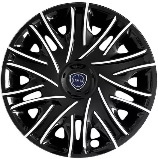 Τάσια Αυτοκινήτου 15'' με Σήμα Lancia 1τμχ Μαύρο