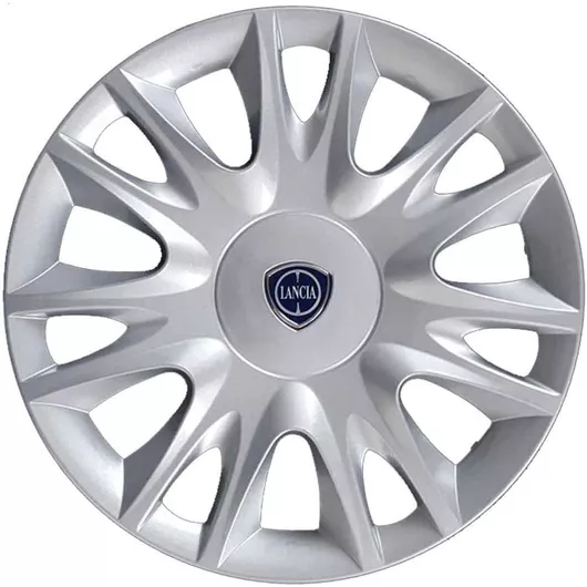 Τάσια Αυτοκινήτου 15'' με Σήμα Lancia 1τμχ Γκρι