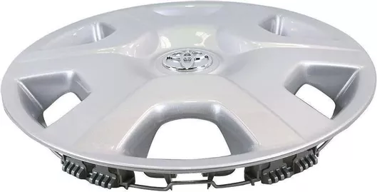 Τάσια Αυτοκινήτου 14'' με Σήμα Toyota 1τμχ Γκρι