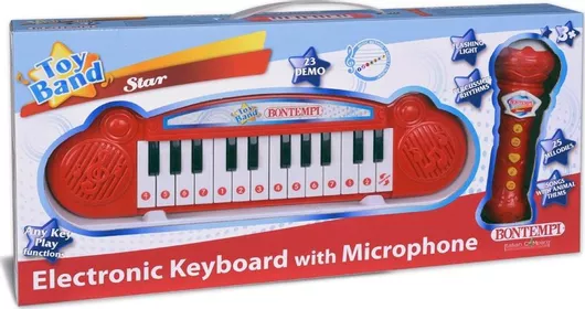 Μουσικό Παιχνίδι Bontempi Ηλεκτρονικό Αρμόνιο με Μικρόφωνο για 3+ Ετών