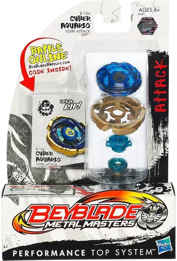 Σβούρα Hasbro Bayblade Metal Masters Cyber Aquario για 8+ Ετών