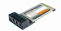 Κάρτα PCMCIA Cardbus 3x Firewire IEEE1394a