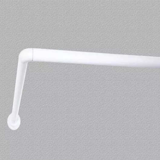 Βραχίονας Μπανιέρας Ankor 776368 Γωνιακός 90x90cm Αλουμίνιο Λευκό