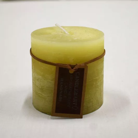 Κερί Artekko 7x7cm Πράσινο