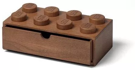 Lego Κουτί Αποθήκευσης Συρταρωτό Dark Oak