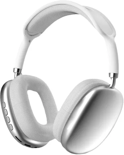 Headphones P9 Pro Max Over Ear Bluetooth με 5 Ώρες Λειτουργίας Ασημί